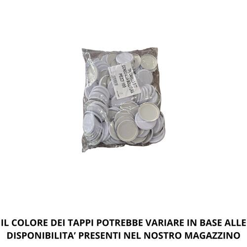 1 BUSTA TAPPI CAPSULE PER VASETTI 100 PEZZI DIAM. 82/77/70/66/63 ALTRI 1° SCELTA - Imagen 10 de 11