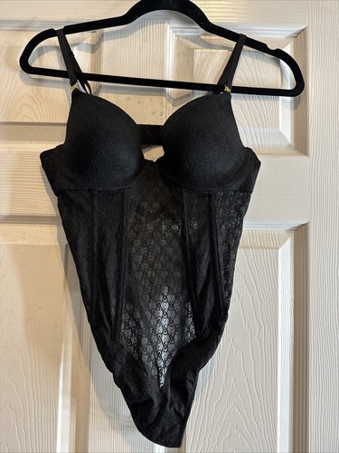 Icon by Victoria's Secret Push-Up Teddy, Size Medium. NWOT