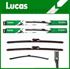 LAME TERGICRISTALLO VOLVO V90 STATION WAGON DAL 2016 AL 2024 LUCAS ANTERIORI 24" & 20" + POSTERIORI QUALITA'