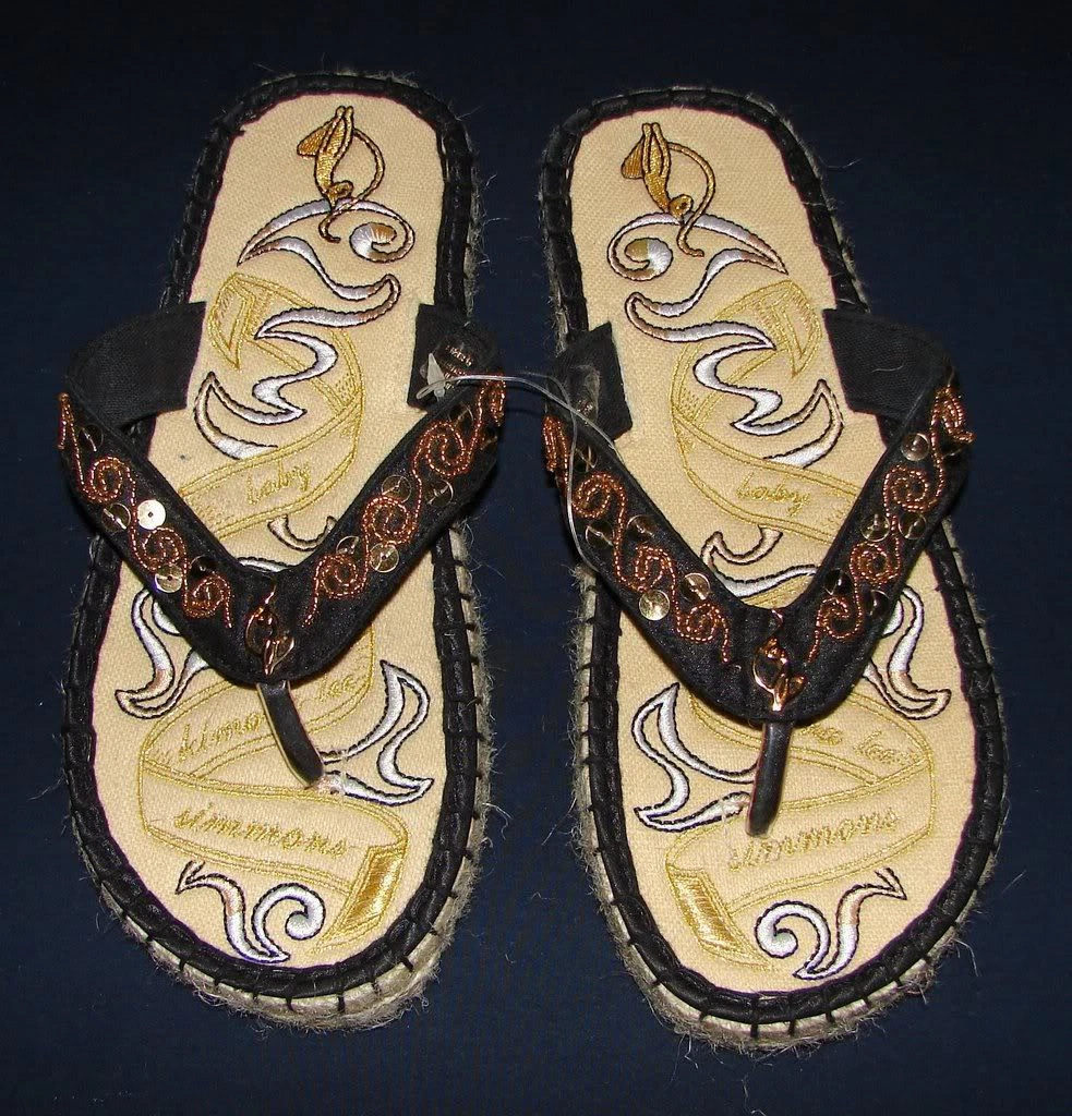 Baby phat store flip flops
