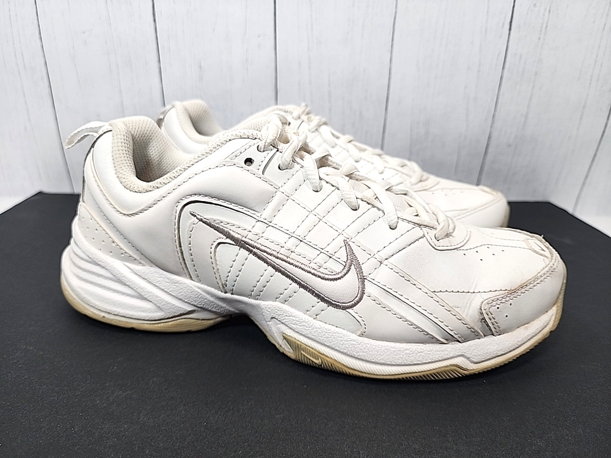ナイキ様 Nike T Lite VIII 386508-111 White leather Casual Shoes Sneakers