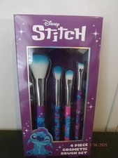 Disney Stitch 4 Piece Cosmetic Brush Set NEW