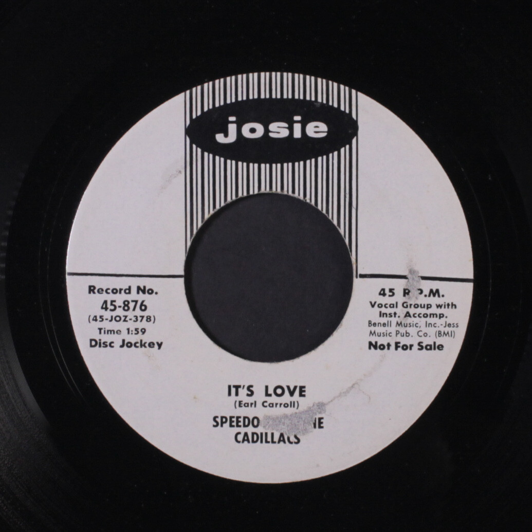 SPEEDO & CADILLACS tell me today / it's love JOSIE 7" Single 45 RPM eBay