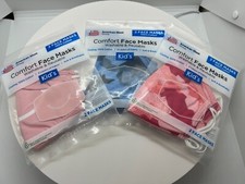 2 Pack Reusable Washable Kids 100 Cotton Face Masks Unisex Face Adjustable