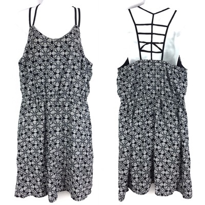 plus size black sundress