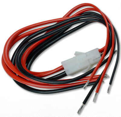 Audiopipe 14 Gauge Male Female 4 Pin Quick Disconnect Plug Set with Wires AQK-P2