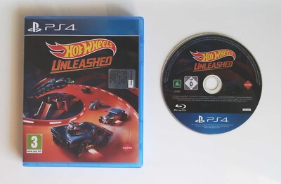 PS4: HOT WHEELS UNLEASHED - Complete, ITALIAN! PLAYSTATION 4 PS5 -CONS 24/48H