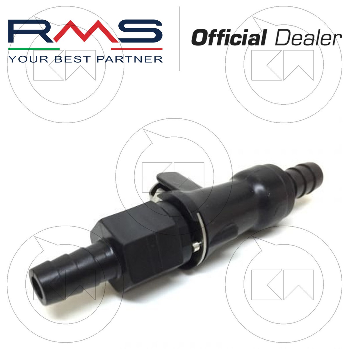 2 Connettori Per Tubo Carburante 8mm - Giunti Rapidi Per Motori Marini Fuoribordo | Facili Da Installare