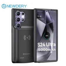 5000mAh Wireless Battery Case for Samsung Galaxy S24 Ultra Power Bank Charging
