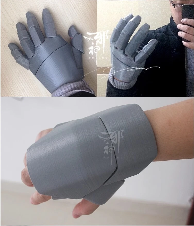 Iron Man A Pair Gloves MK7 MK42 3D Printing Cosplay Props Gloves DIY Palms Armor - Image 3 of 4