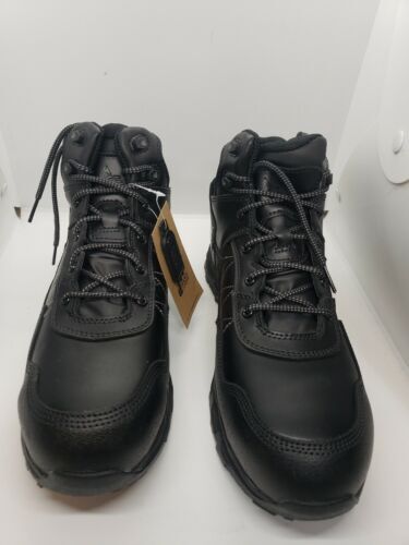 SFC Shoes For Crews 6010 Black Leather Non Slip Work Shoes  display picture 2