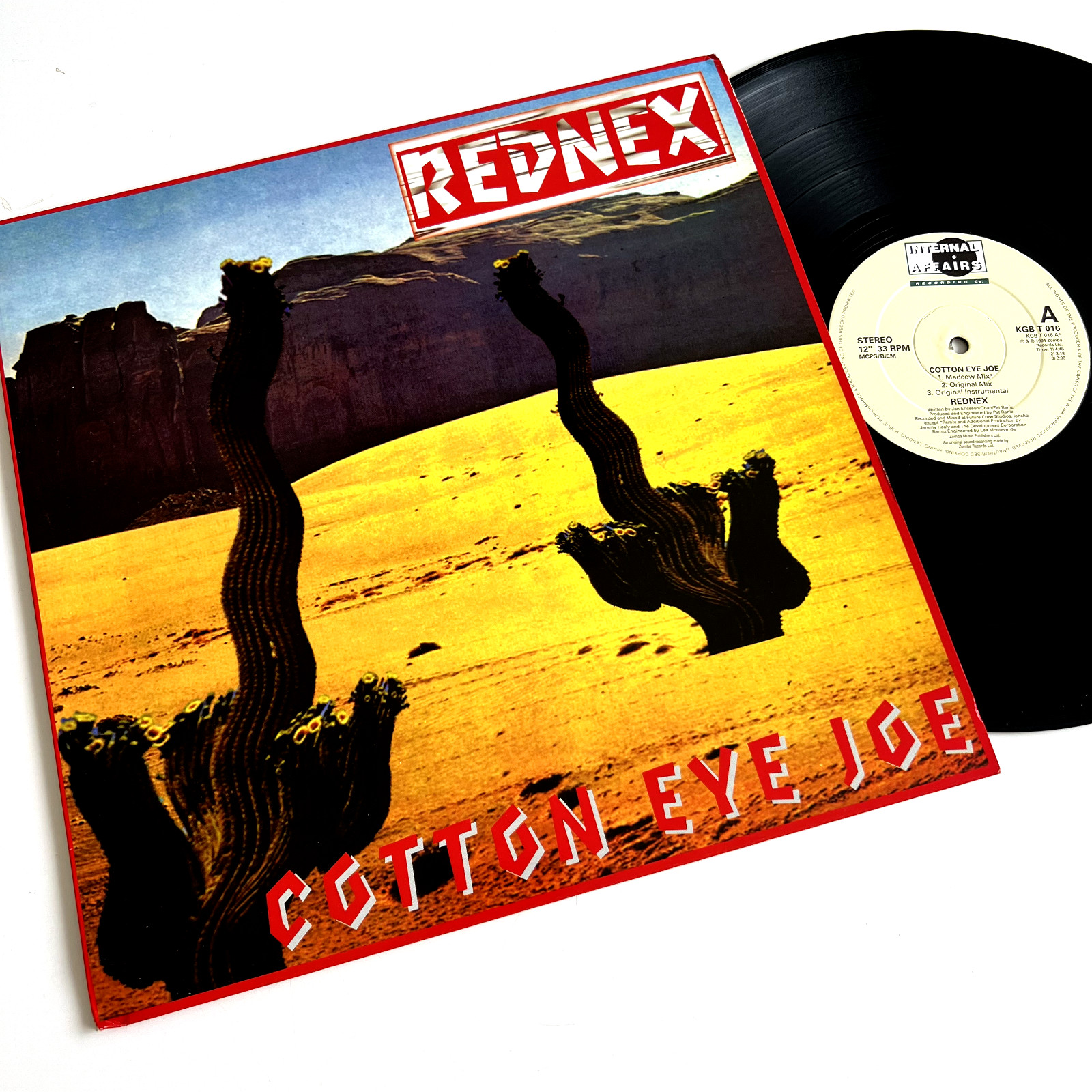 Rednex - Cotton Eye Joe / Original 12" Vinyl '94 - kein Repress!