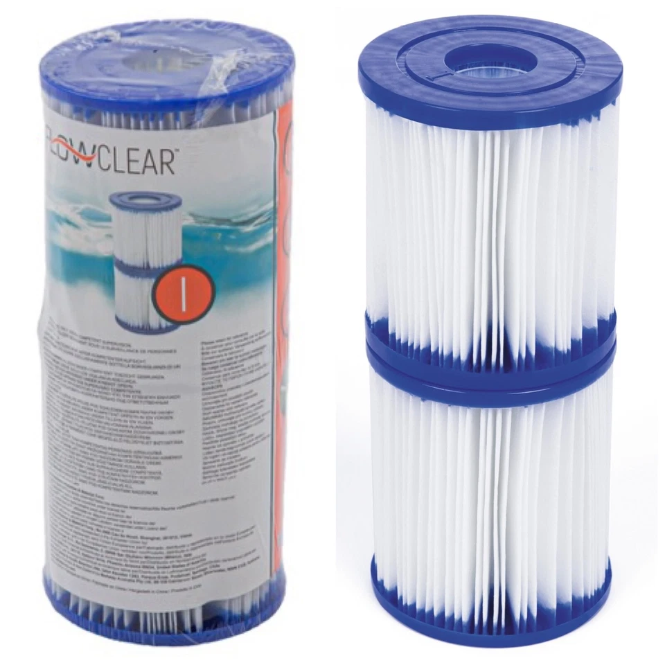 BESTWAY Pool Filter Kartusche Gr.1 58093 Filterkartusche 2-24 Stück Ersatzfilter - Bild 2 von 4