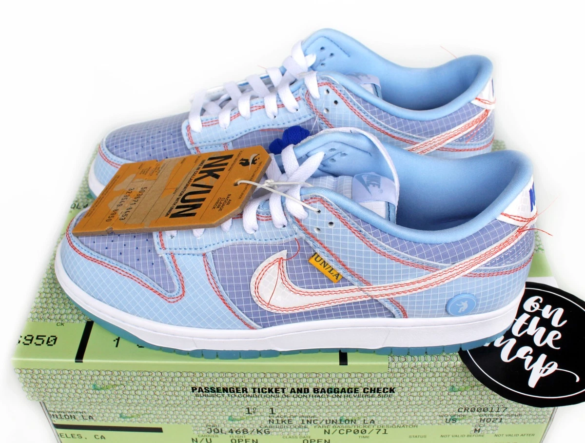 Nike Dunk Low x Union LA Passport Pack - Argon - огромный выбор по