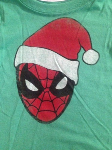 NWT Marvel Spiderman Wearing Santa Hat 