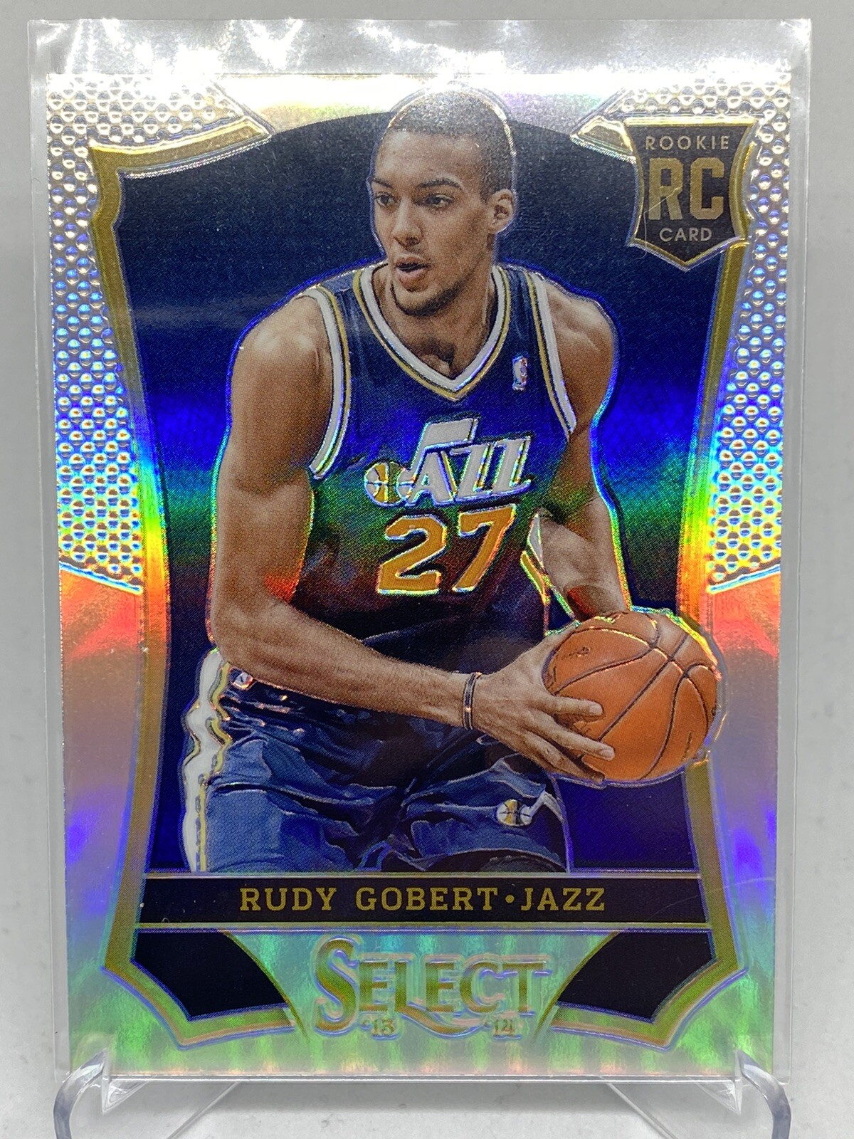 2013-14 Panini Select Silver Prizm Rudy Gobert #199 Rookie Rc SP Utah Jazz