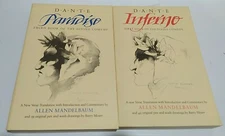 Dante INFERNO & PARADISO The Divine Comedy 1981 Allen Mandelbaum Rare Out of Pri