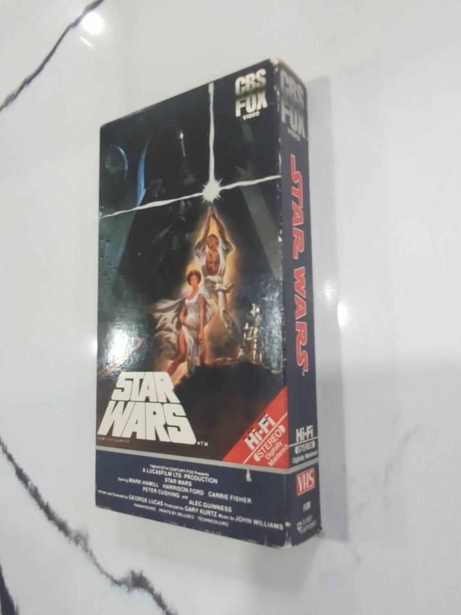 Star Wars (VHS, 1977) RARE ORIGINAL CBS FOX VIDEO HI-FI RED LABEL 1130 86162113031 | eBay Star Wars (VHS, 1977) RARE ORIGINAL CBS FOX VIDEO HI-FI RED LABEL 1130 86162113031 | eBay