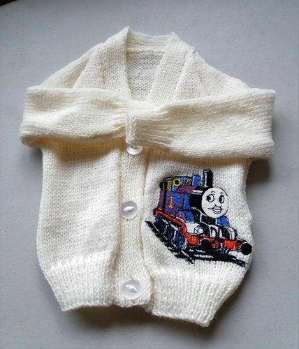 Thomas the Tank Engine Knitted baby cardigan (New) - Picture 9 of 27