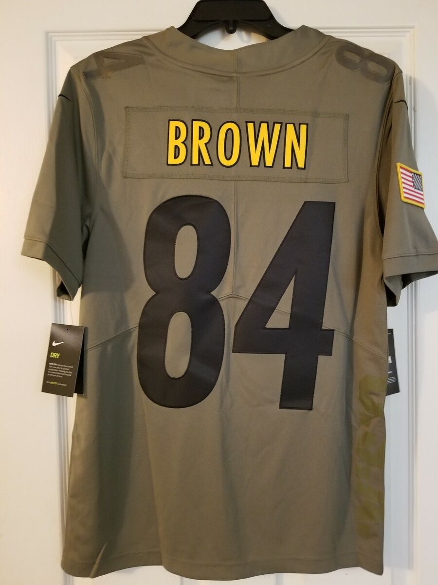 Nike Tampa Bay Buccaneers No81 Antonio Brown Olive Men's Stitched NFL Limited 2017 Salute To Service Jersey