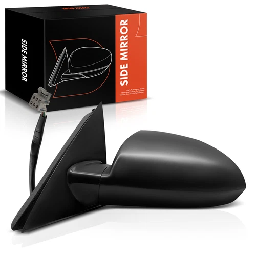 Black Power Mirror w/ Heated for Chevrolet Impala Impala Limited Front Left Side