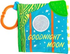 Goodnight Moon Soft Book   5  Baby Book with On-The-Go Clip
