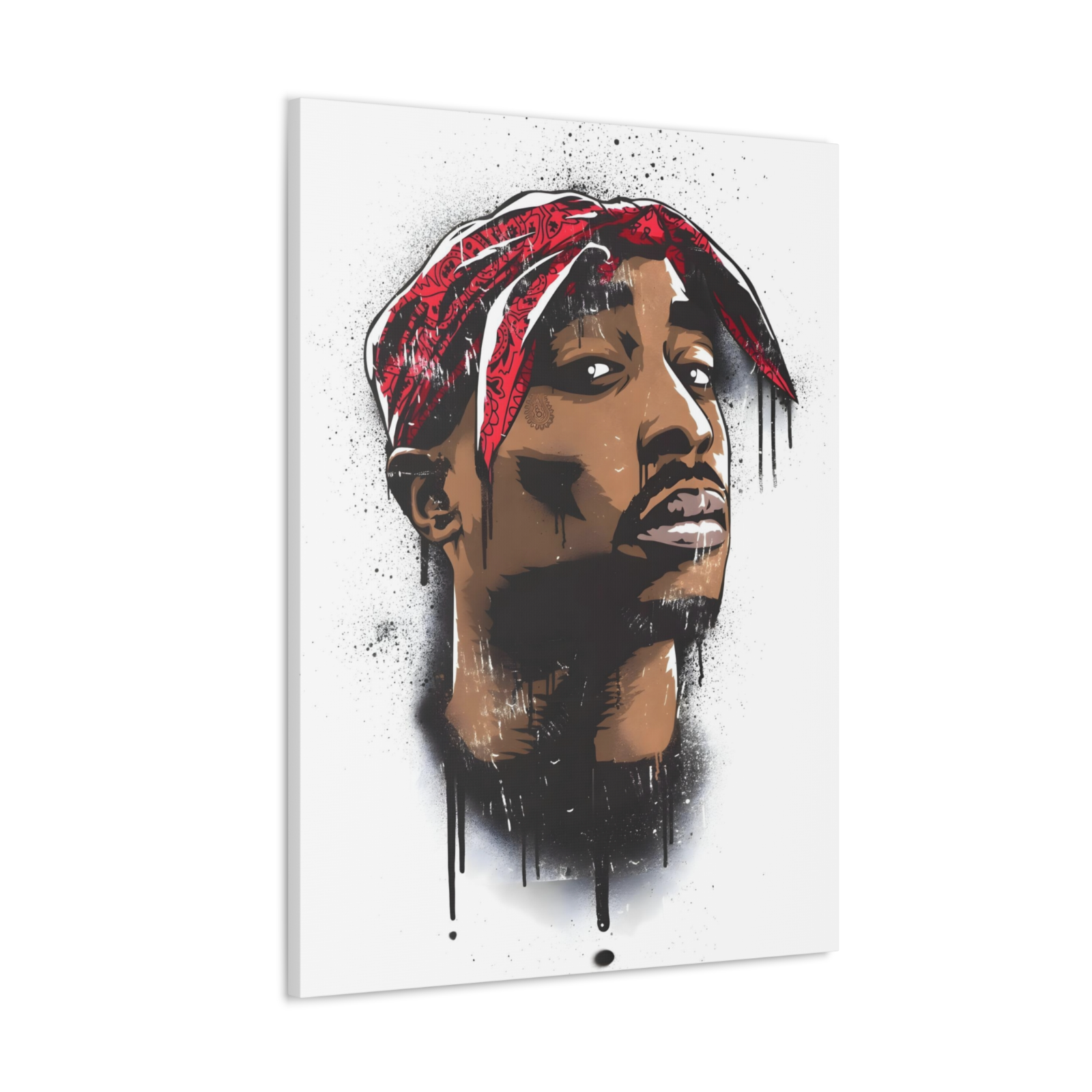 Tupac Canvas Hip Hop Rapper Painting Print Wall Art Decor