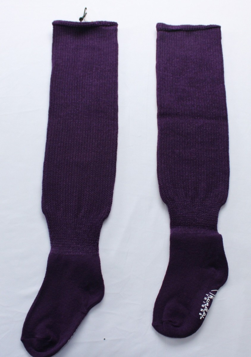 Thunder Thighs Women's Plus Size Thigh High Socks HT3 Plum Thunder Thighs Women's Plus Size Thigh High Socks HT3 Plum