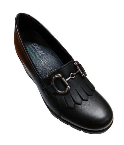 ENVAL SOFT SCARPA DA DONNA CON ZEPPA COLORE NERO MEMORY FOAM D DK 67697 - Imagen 6 de 12