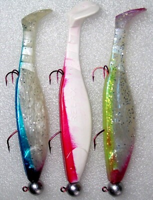 NUOVO 2024 PROREX V-Marley Pelagic Shad 21 Cm #1/0 80 G Esca In Gomma Pesce Di Gomma Luccio EUR - Foto 10