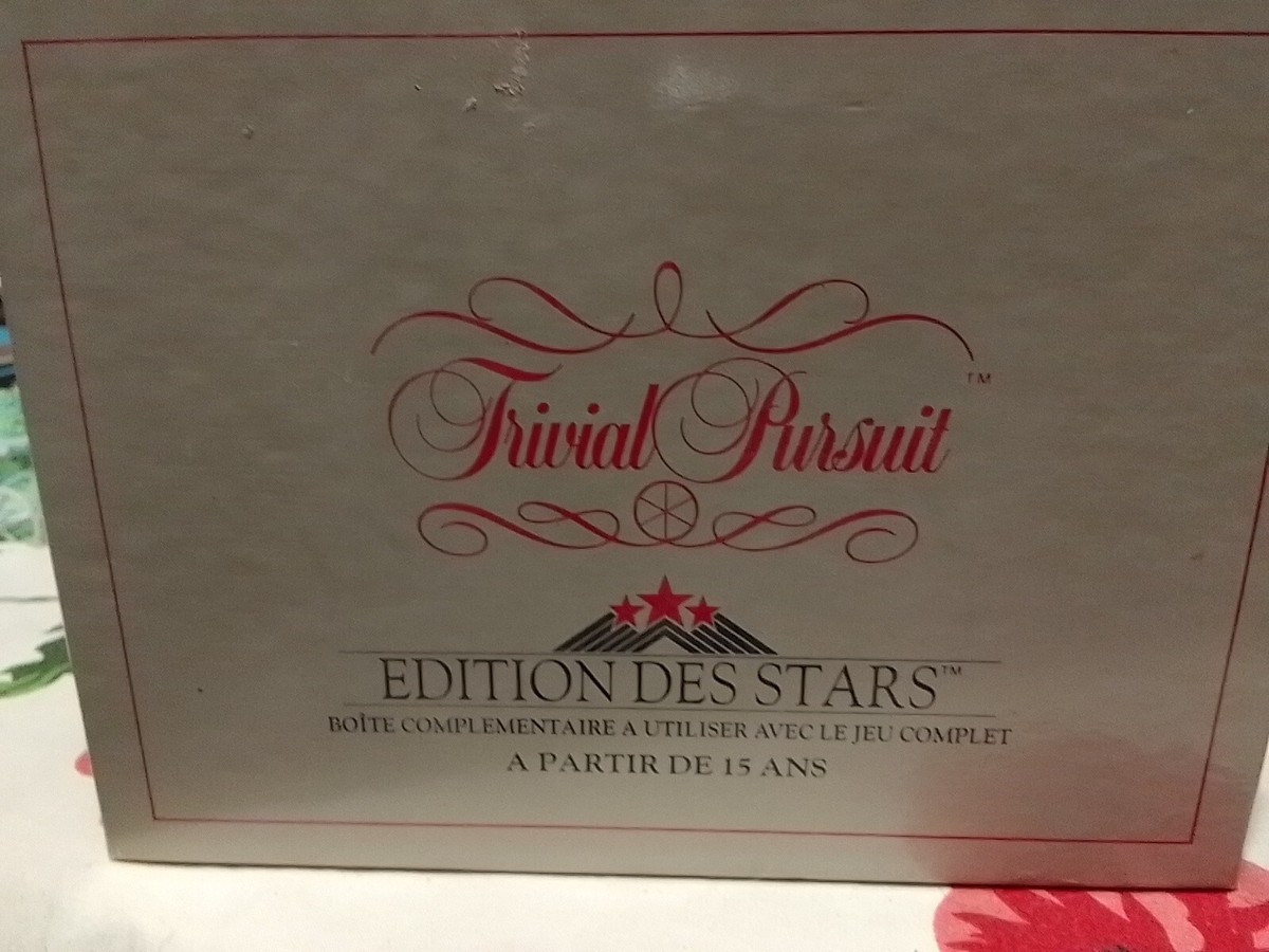 Trivial Pursuit Édition Des Stars - Boîte Complète Vintage De 1988 - Jeu De Société Parker
