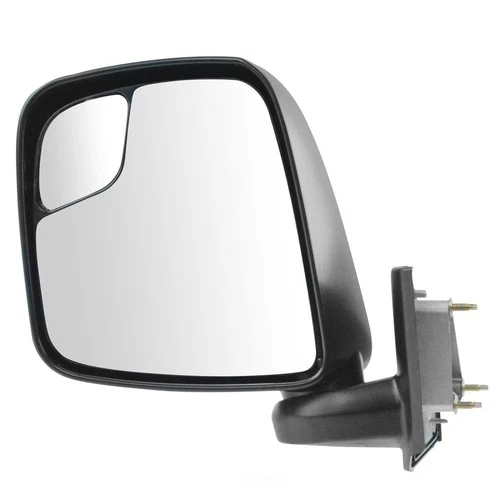 Door Mirror-Manual Textured Black Convex Glass Mirror TRQ MRA08368