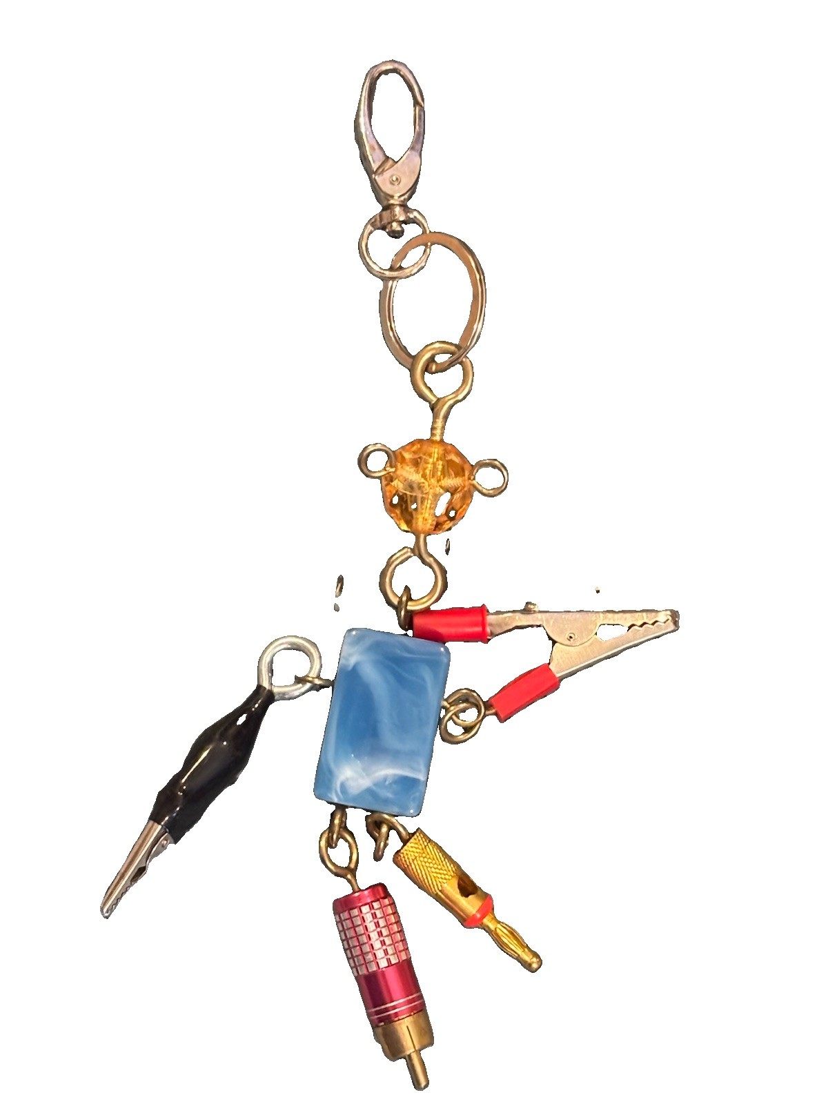 Designer Inspired Key Ring/ Bag Charm . Robot. Unique. image 2