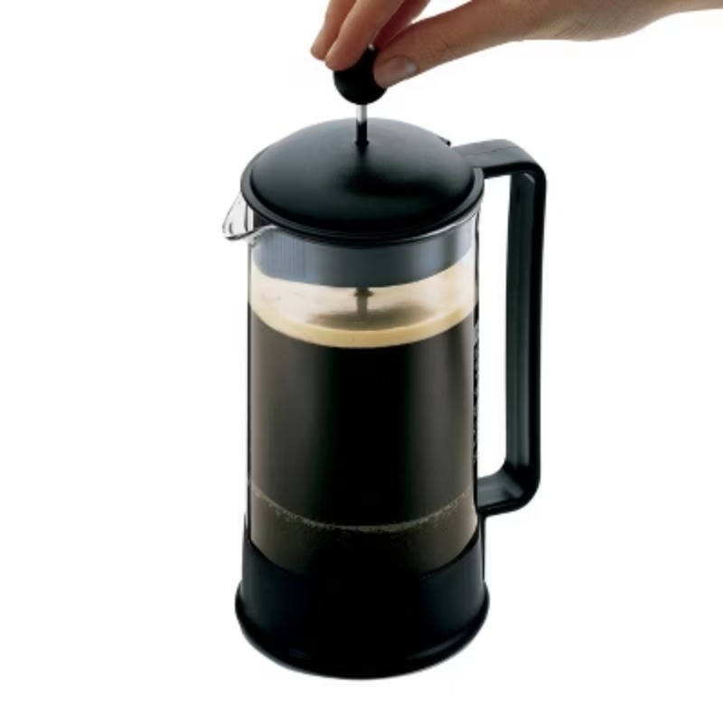 Bodum Brazil 8 Cup 34oz French Press Coffee Maker Black: Glass Carafe