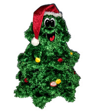 Dan Dee ROCKIN AROUND THE CHRISTMAS TREE Singing Spinning Stretching VIDEO