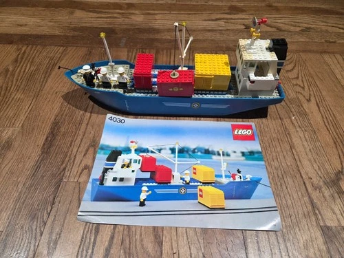 CLASSIC LEGO CITY VINTAGE CARGO CARRIER 4030 99.99% COMPLETE WITH INSTRUCTIONS