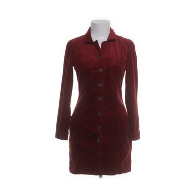 Zara Trafaluc, Blusenkleid, Größe: S, Rot, Baumwolle/Elasthan, Cord, Damen #VNj