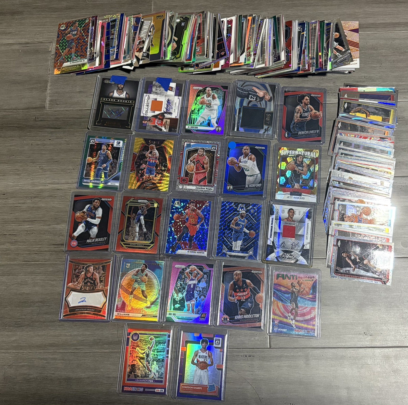 Basketball Card Lot - 246 Cards (Rookies, Parallels, Patches, Autos, Numbered)