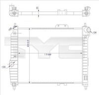 Tyc KüHler, MotorküHlung U.A. FüR Chevrolet, Daewoo