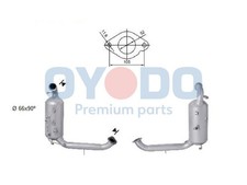 Oyodo DPF Rußpartikelfilter Dieselpartikelfilter 20N0003-OYO für FORD FOCUS 2 BK