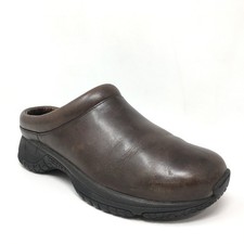 Merrell Encore Groove Clogs Loafers Shoes Womens Size 6.5 Brown Leather Comfort
