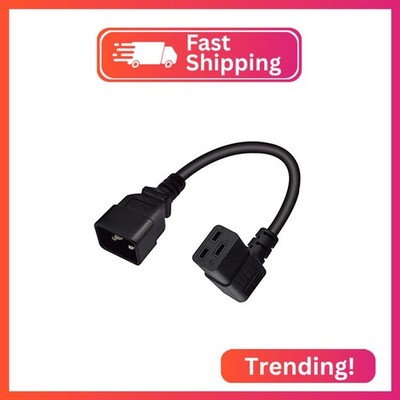 Toptekits C20 to Right Angled C19 Power Cable Cord - Server/PDU Power Cord, 90-D
