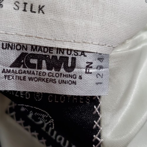 Vintage Hickey Freeman Blazer Sport Coat Jacket Mens 42R Black White Silk Union - Picture 23 of 23