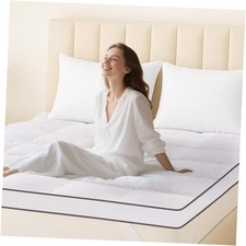 Memory Foam Mattress Topper, Bed Topper with 3 Inch Extra Thick Shredded Queen