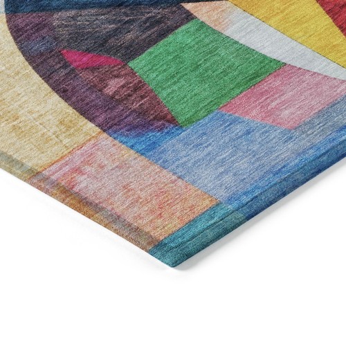 Chantille ACN1757 Blue 1'8" x 2'6" Indoor/Outdoor, Machine Washable, Easy Cle... - Picture 3 of 6