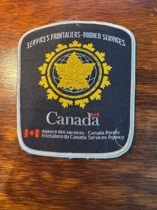 Canada Services Frontaliers-Border Services Patch