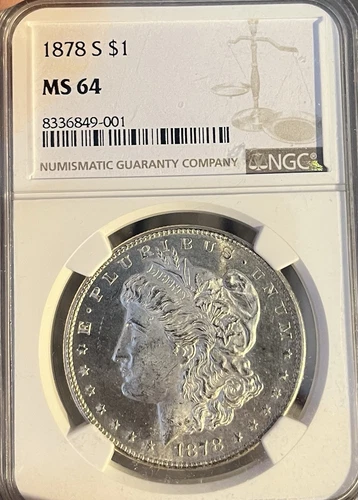 1878-S NGC MS64 Morgan Silver Dollar