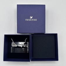 New Swarovski Rhodium White Trio Crystals Pendant Necklace 5568012