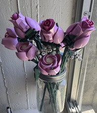 LEGO Botanicals Bouquet of Pink Roses Artificial Flowers, 10374: FLOWERS ONLY
