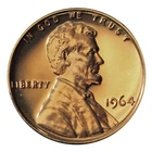 1964-P Lincoln Memorial Cent — photo from another recent sale